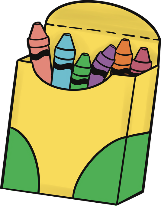 Crayon Box Illustration