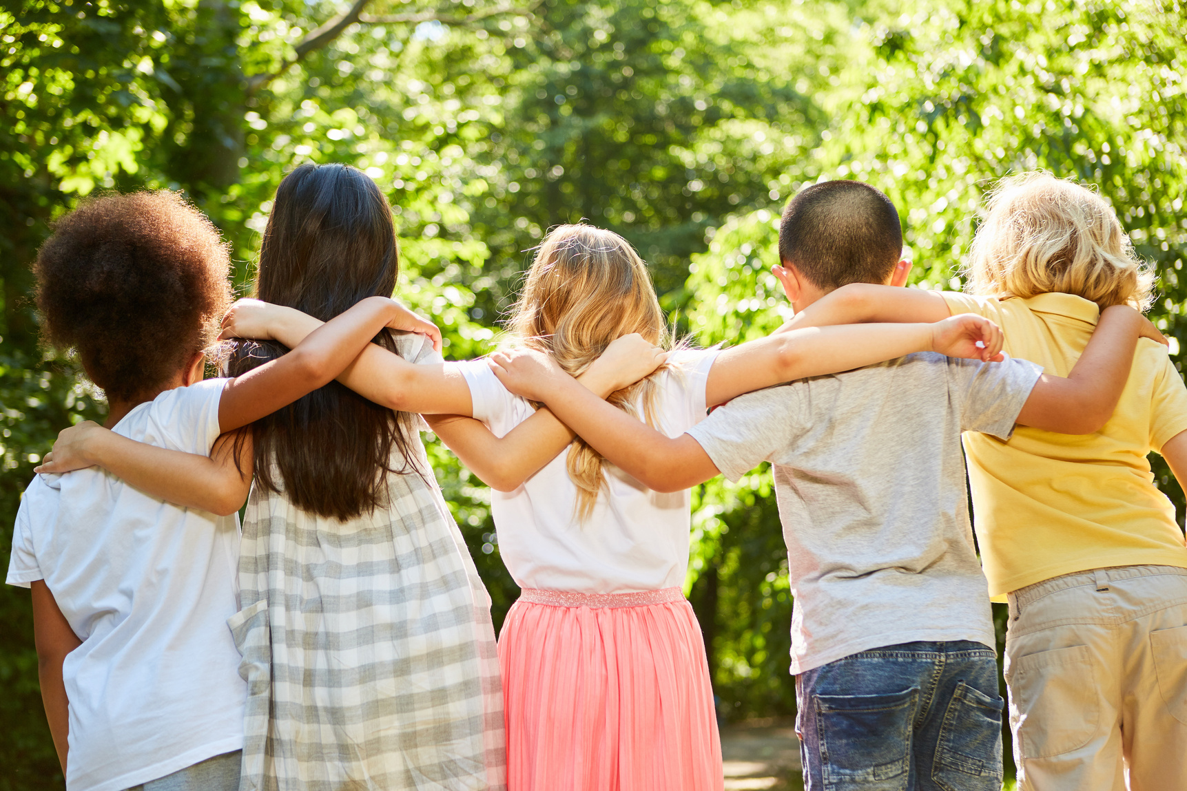 Group of Children in the International Kindergarten